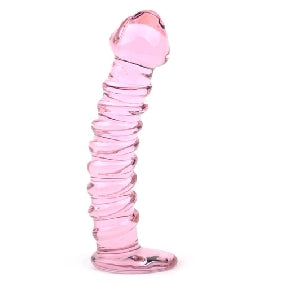 Pink glass dildos