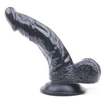 Load image into Gallery viewer, NutBustersXXX Sex Toys 6.5 Inch  Black Curved Daddy Dildo Suction Base 