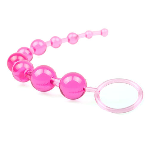 NutBustersXXX Sex Toys Pink 10 Anal Beads 