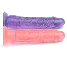 Load image into Gallery viewer, NutBustersXXX Sex Toys Irises 7&quot; Purple Dildo Suction Base 
