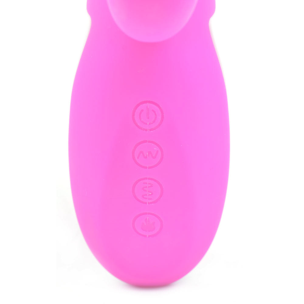 NutBustersXXX Sex Toys Rotating and Heating Vibrator Rechargeable waterproof clit vibrator dildo pink