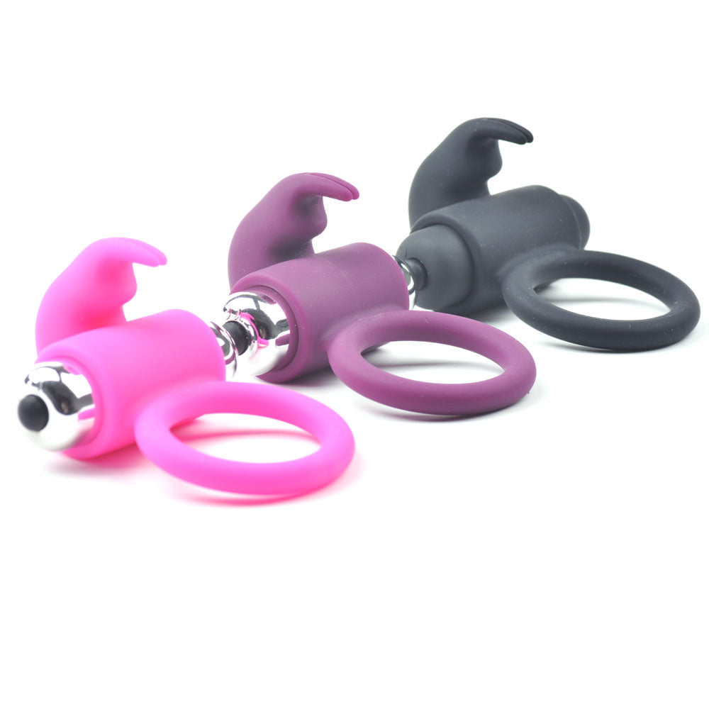 NutBustersXXX Sex Toys Double Trouble Rabbit Cock Vibrator Ring Couples
