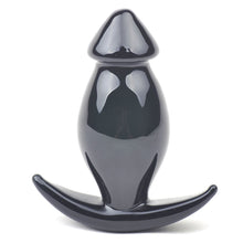 Load image into Gallery viewer, NutBustersXXX Sex Toys Fat Boy Black Glass Anal Plug