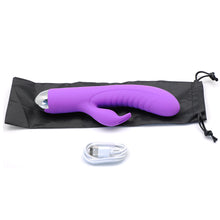 Load image into Gallery viewer, NutBustersXXX Sex Toys Bendy Rabbit Vibrator Curve Purple