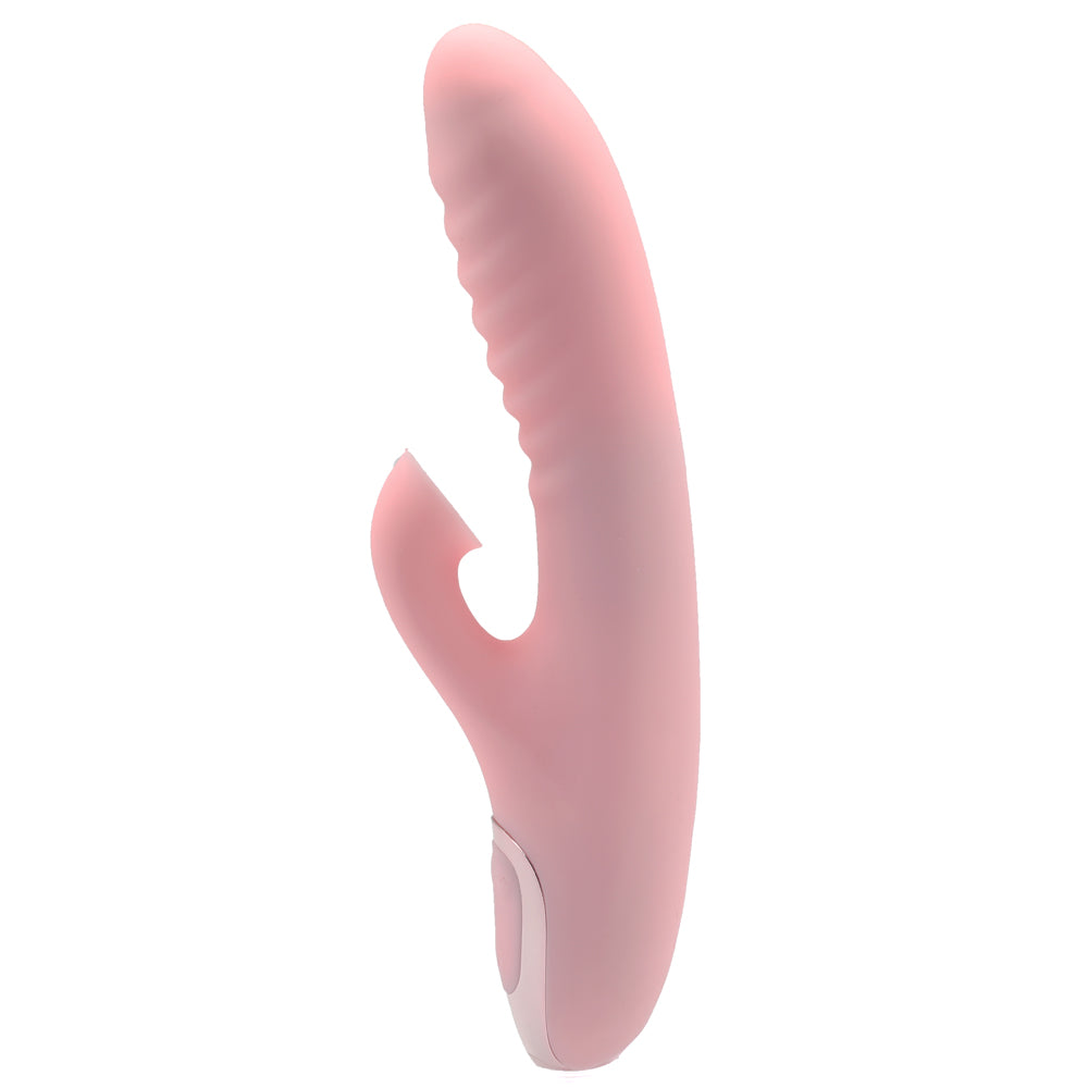 NutBustersXXX Sex Toys Pink Wave Rabbit Vibrator Suction Clit Dildo 