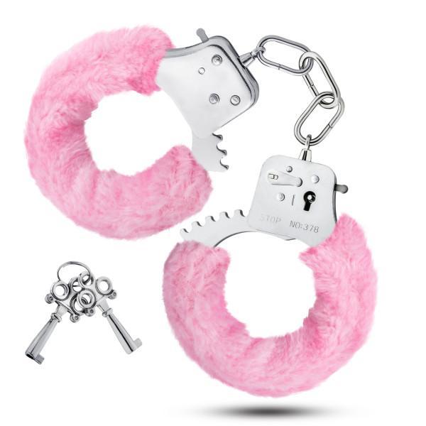 NutBustersXXX Sex Toys Pink Handcuffs Bondage BDSM Couples
